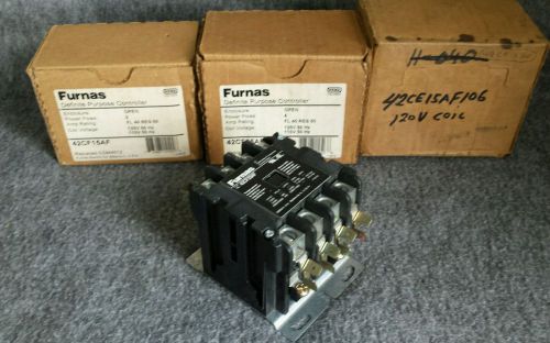 LOT OF FURNAS CONTACTOR MOTOR STARTERS AND MORE