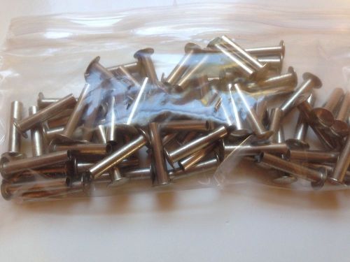 One 8 Ounce Package Tubular Rivets 3/16 Diameter 15 /16 Length 3/8head