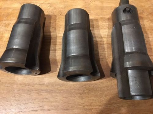 Three P&amp;W Collet Adapters - Two #4 MT and One #9 B&amp;S