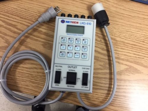 Netech lkg 610 electrical safety analyzer for sale