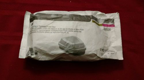 3M 60926 P100 Filter Multi Gas Vapor Cartridge (pack of 2)