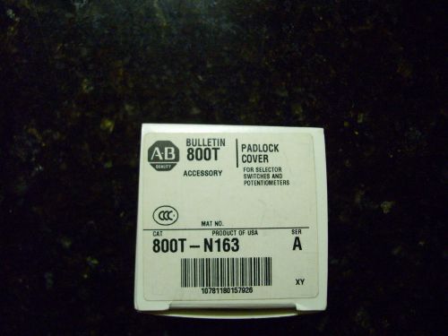 NEW ALLEN BRADLEY 800T-N163 SERS A PADLOCK CVR FOR SEL. SWITCHES &amp; POTENTIOMETER