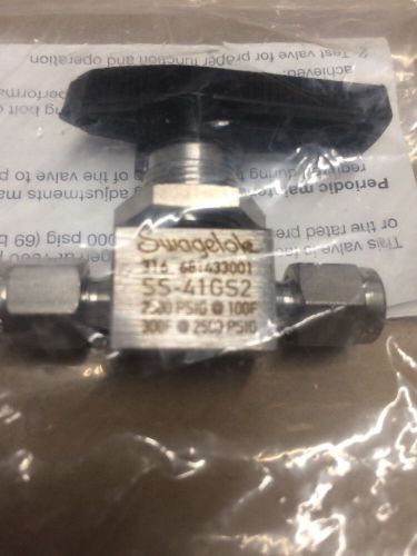 SWAGELOK SS-41GS2 SS Ball Valve 1/8&#034; 2500#