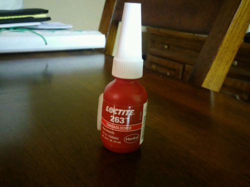 Loctite 263 Red - High Strength Threadlocker - 10ml - Free Shipping