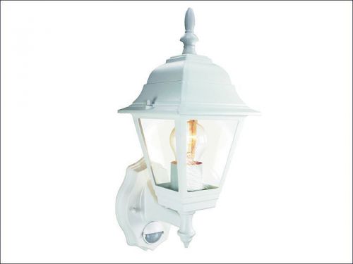 Byron - ES94W 4-Panel Coach Lantern with PIR White