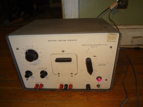 Vintage Tensor Electronic Development  Arbitrary Function Generator Model 5846