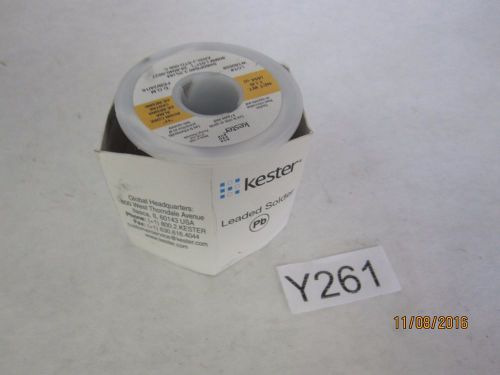 KESTER WIRE SOLDER ROSIN .031 24-6040-0027 RA FLUX 44 66 CORE 1 POUND ROLL