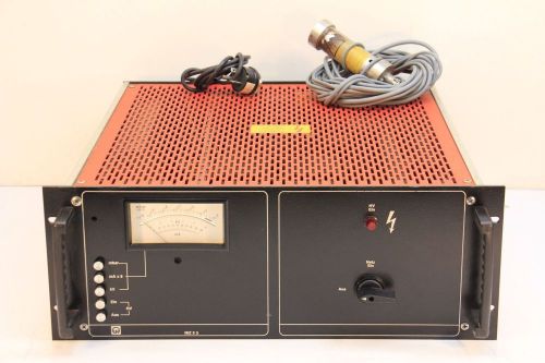 LEYBOLD-HERAEUS NIZ 3 ION VACUUM POWER SUPPLY U2=6.2KV / 500MA SR 85165