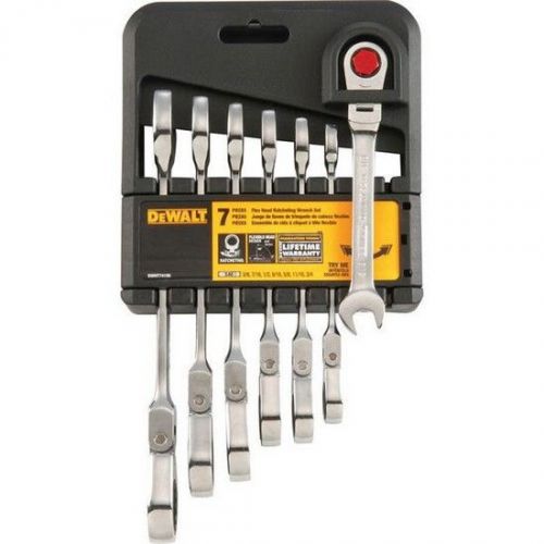 DeWalt DWMT74195 7 Piece Ratcheting Flex Head Combo Wrench Set