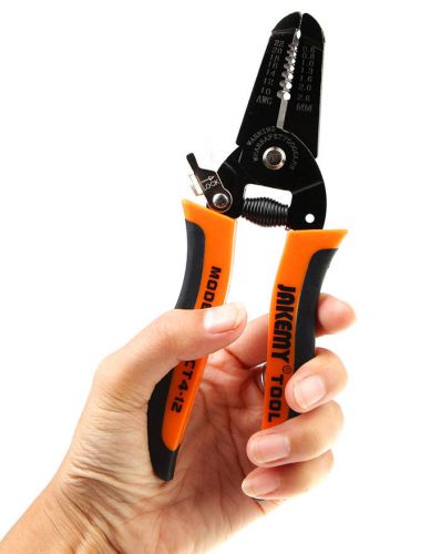 JAKEMY JM - CT4 - 12 Wire Cutter Stripper Clamp 7.0 inch Plier Hardware Tool