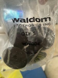 WALDOM Electronics Inc. KNOB Qty 10 New WA-104. 2 Sealed Bags Of 5