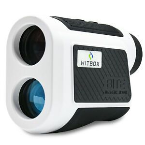 6XGOLF LASER RANGE FINDER Area Measurement USB Charging W/Flagpole Lock 650YD