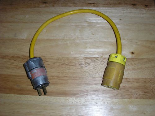 Appleton ecp 2023 aluminum 20 amp &#034;u-line&#034; adapter from 125v to 110 v electric for sale