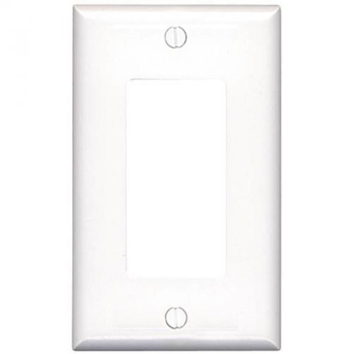 Decorator 1-Gang Wall Plate Midi White 80601-W LEVITON MFG 80601-W 078477153888