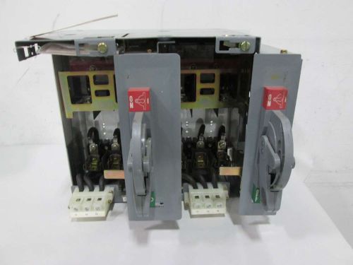 ALLEN BRADLEY 2192F-CJC-2525R DOUBLE 600V 60A DISCONNECT FUSIBLE MCC D349716