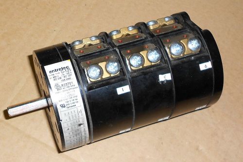 ENTRELEC ROTARY SWITCH O-125 125 Amp 660 Volt # XUS000351