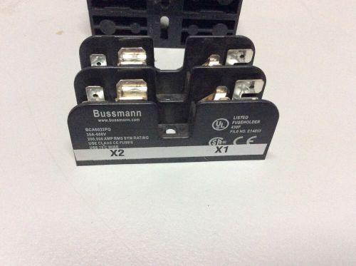 BUSSMAN FUSEHOLDER BCA6032PQ NEW 30A-600V