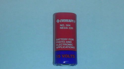 EVEREADY NO. 504 CARBON ZINC 15 VOLT NEDA 220