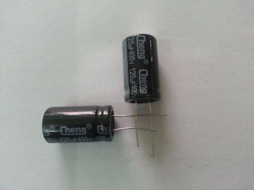 120uF 400V 18X30 10 PCS Aluminum Electrolytic Capacitors