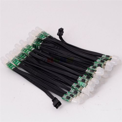 1000x  WS2811 Black 12V Pixel RGB Addressable Full Color LED Module Light String