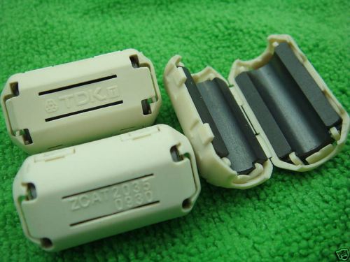 9pcs x TDK EMI Filter Ferrite Core 9mm Clip white AR