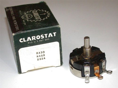 BRAND NEW CLAROSTAT POTENTIOMETER 2.5K OHMS MODEL RA30 NASD 252A