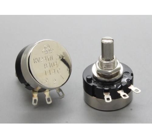 2pc Tocos Linear Taper Potentiometer RV24YN 20S 24mm B104 100K