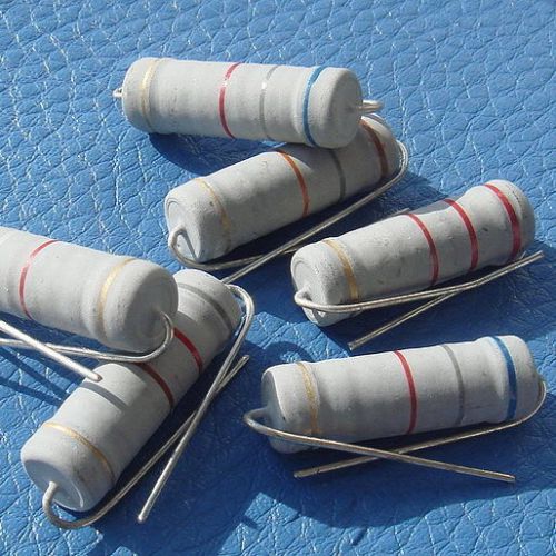 5 Watts Metal Oxide Film Resistors Assortment Kit, 1 to 1M OHM SKU124003