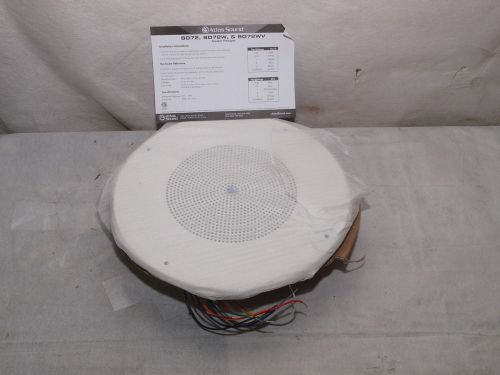 Atlas Sound SD72W 8&#034; Dual Cone Loudspeaker 25V/70.7-5W Transformer &amp; 62-8 Baffle