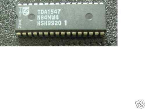 Dual top-performance bitstream DAC IC TDA1547 ( NEW )