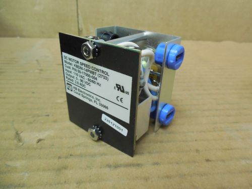 KB Electronics DC Motor Speed Control KBDM-14PMBT 115 VAC 90 VDC New