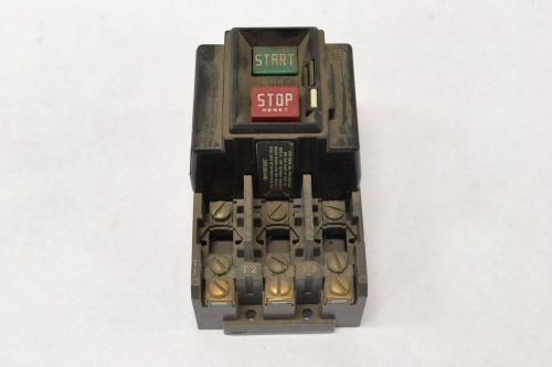 Allen bradley 609-bow 460-575 3 phase size 1 manual 10hp motor starter b287210 for sale