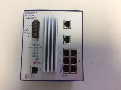 Hirschmann RS2-TX/TX 24 VDC Ethernet Rail Switch RS2 TX/TX RS2TXTX