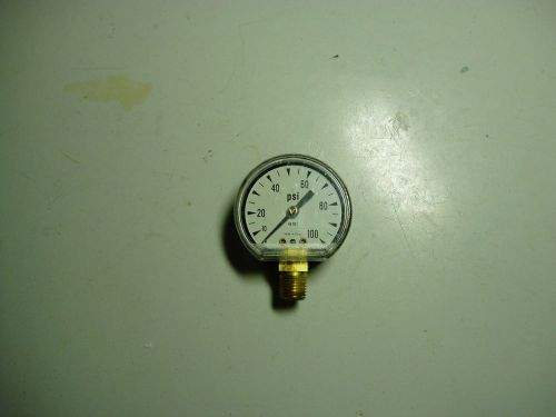 USED USG 0-100 PSI PRESSURE GAUGE GAGE # 16101  Made in USA