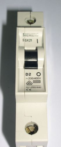 SIEMENS, 1 POLE MINIATURE BREAKER, 5SX2102-8