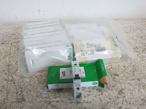 16 SCHNEIDER 60103BA MINIATURE CIRCUIT BREAKERS, MULTI 9 C60, 2A, 1P