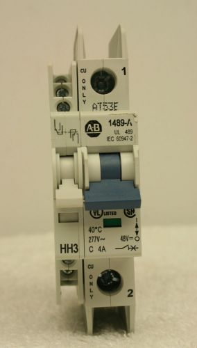 Allen Bradley 1489-A1C040 Circuit Breaker with 1489-AAHH3 4A #2