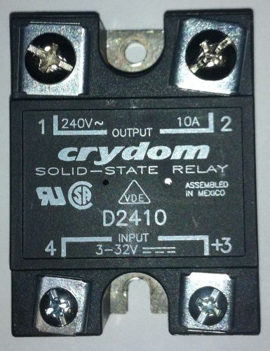 Solid State Relay (SSR) : Crydom 2410 : Input: 3-32VDC Output: 240V, 10Amps