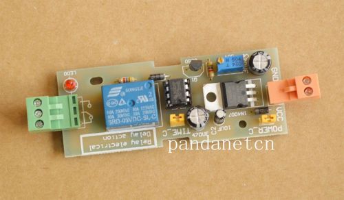 NE555 Timer Delay Switch 1-300 Second 5-12v DC Input Time Over Reset 1pcs