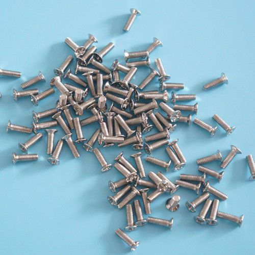 M3*10mm 201 Stainless Steel Cross Countersunk Head Screws Thread M3 10mm 50 Pcs