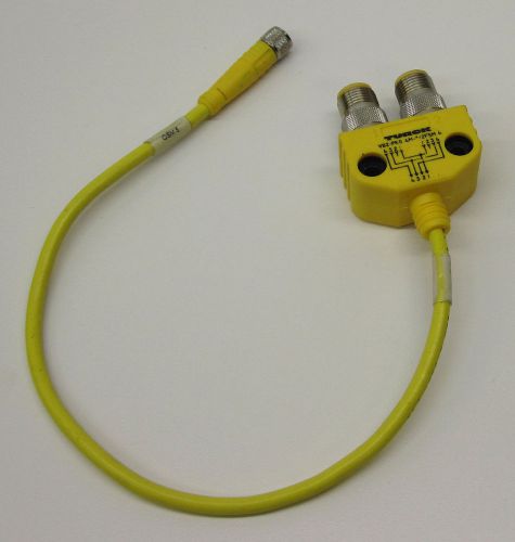 TURCK U0912-82 2-BRANCH SPLITTER CORDSET VB2-PKG 4M-0.3/2FSM 4