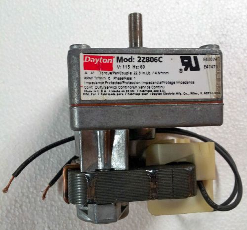 Dayton 2z806c gear motor for sale