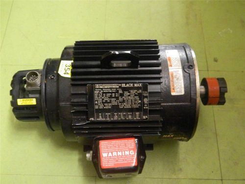 MARATHON ELECTRIC BLACK MAX DVL 184THTL7776BE 2HP MOTOR W/ ROTARY ENCODER