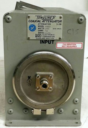 BIRD ELECTRONIC TENULINE 8322 COAXIAL ATTENUATOR 8322 30dB 200W