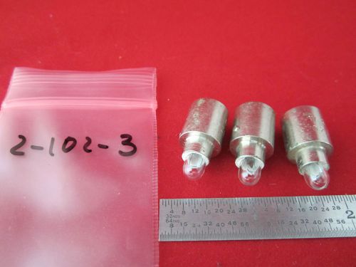 LOT 3 EA MINIATURE LAMPS LAMP #2-102-3