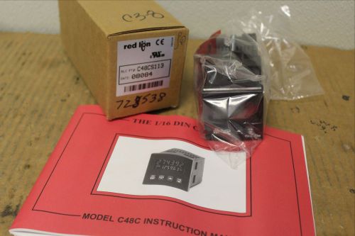 RED LION CONTROLS PRESET COUNTER DIGITAL TEMPERATURE CONTROLLER C48 C48CS113 NEW