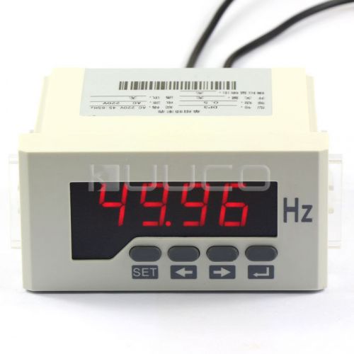 AC 220V Digital Frequency Counter Resistance Analog 50-60HZ Panel Meter