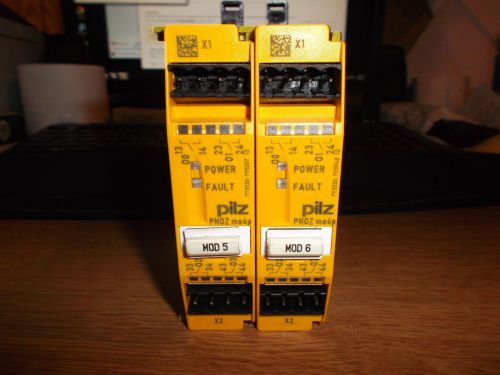 PILZ PNOZMO4P MODULE LOT OF 2