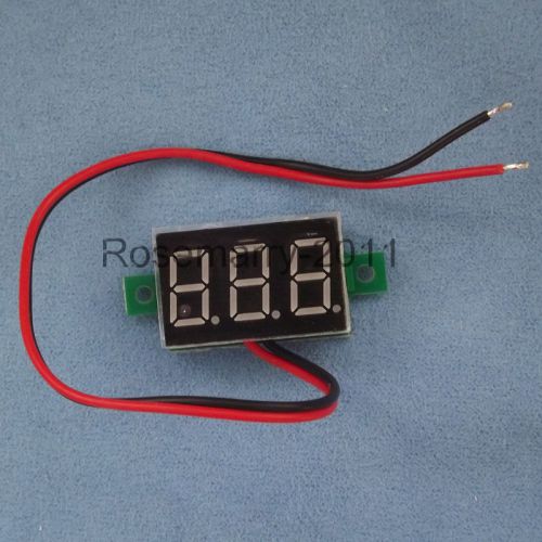 Mini 3 Digital 0.36&#034; LED DC 3-30V Blue Volt Voltage Meter Voltmeter Self-Power