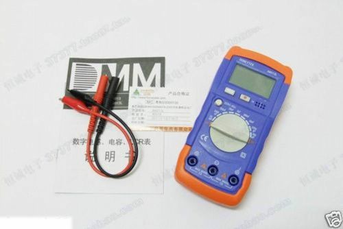 New LCD Capacitance Capacitor Meter Tester Multimeter 20mF To 200pF A6013L